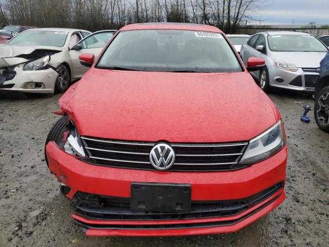 3VWD17AJ7FM417214 - 2015 VOLKSWAGEN JETTA SE RED photo 5