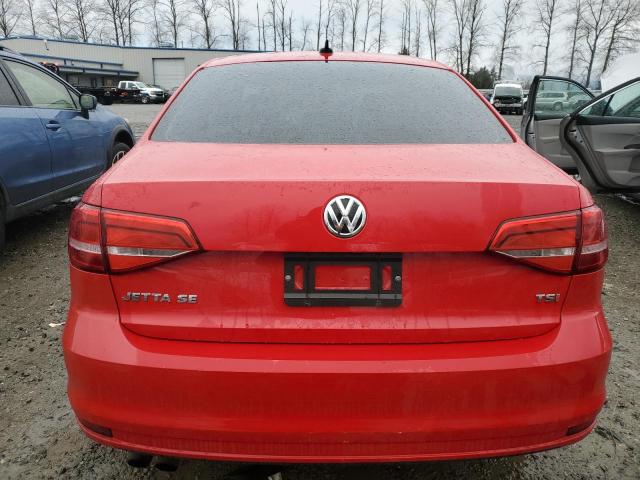 3VWD17AJ7FM417214 - 2015 VOLKSWAGEN JETTA SE RED photo 6