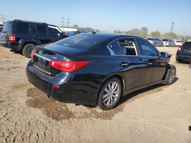 JN1BV7AR0EM698113 - 2014 INFINITI Q50 BASE BLACK photo 3