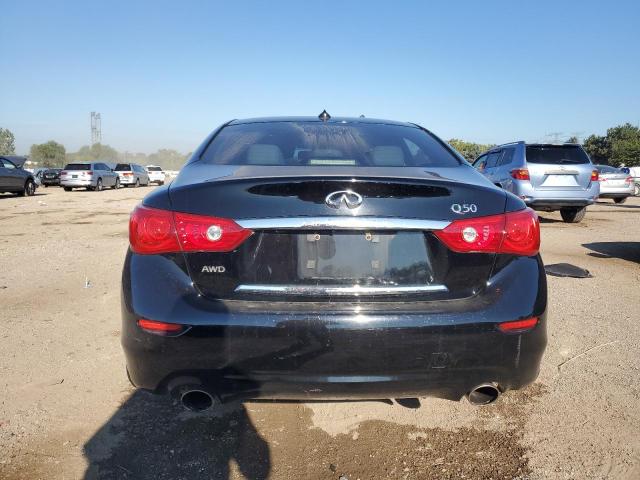 JN1BV7AR0EM698113 - 2014 INFINITI Q50 BASE BLACK photo 6