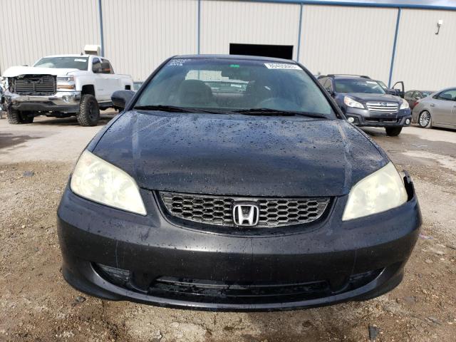 1HGEM21624L033595 - 2004 HONDA CIVIC LX BLACK photo 5