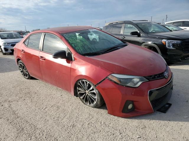 5YFBURHE9EP064018 - 2014 TOYOTA COROLLA L RED photo 4