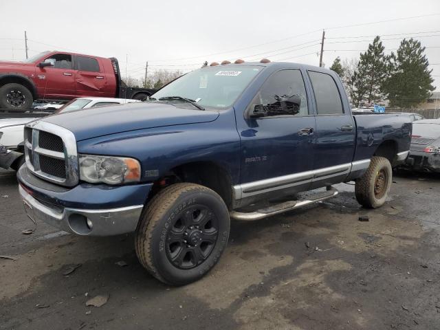 3D7KS28D95G762239 - 2005 DODGE RAM 2500 ST BLUE photo 1