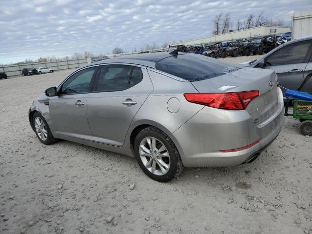 5XXGN4A70DG095537 - 2013 KIA OPTIMA EX SILVER photo 2