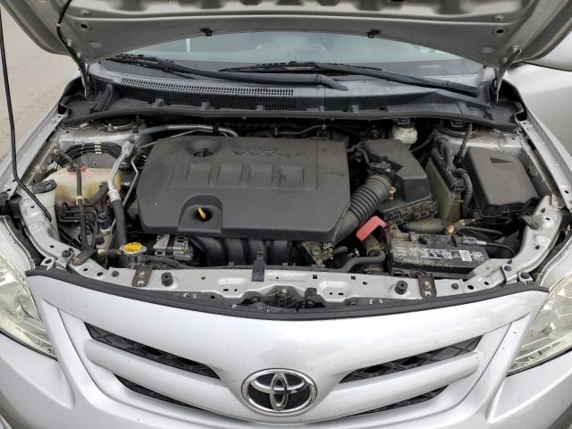 5YFBU4EE3CP046649 - 2012 TOYOTA COROLLA BASE Gümüş foto 11
