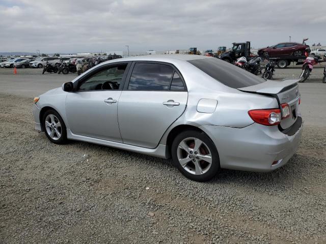5YFBU4EE3CP046649 - 2012 TOYOTA COROLLA BASE Gümüş foto 2