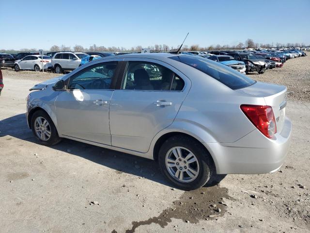 1G1JC5SG2D4172122 - 2013 CHEVROLET SONIC LT SILVER photo 2