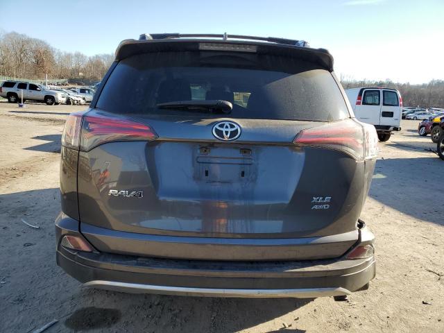 JTMRFREV5HJ104679 - 2017 TOYOTA RAV4 XLE GRAY photo 6