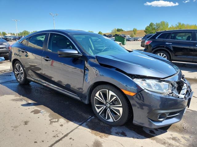 2HGFC1F34JH640347 - 2018 HONDA CIVIC EX GRAY photo 4