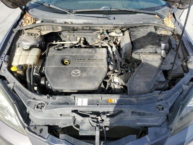 JM1BK344891189425 - 2009 MAZDA 3 S GRAY photo 11