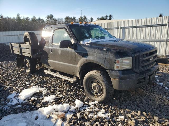 1FTWX31555ED30504 - 2005 FORD F350 SRW SUPER DUTY BLACK photo 4