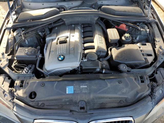 WBANE53516CK83749 - 2006 BMW 525I I CHARCOAL photo 11