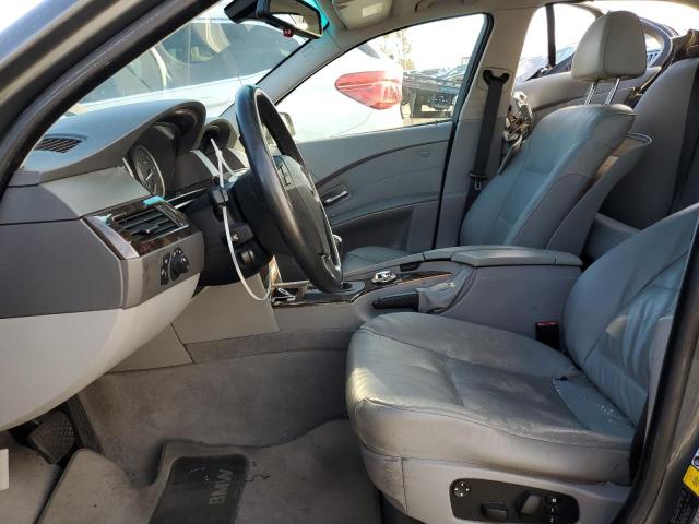 WBANE53516CK83749 - 2006 BMW 525I I CHARCOAL photo 7