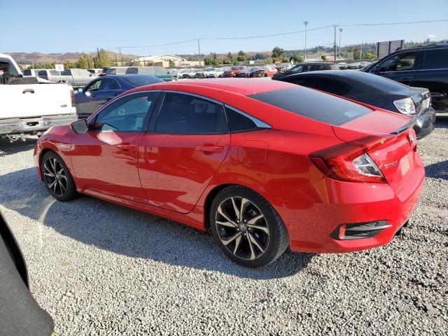 2HGFC2F81KH597637 - 2019 HONDA CIVIC SPORT Красный фото 2