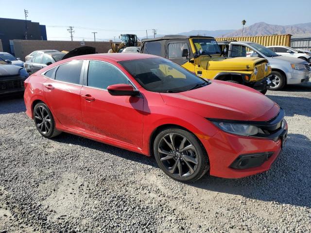 2HGFC2F81KH597637 - 2019 HONDA CIVIC SPORT Красный фото 4