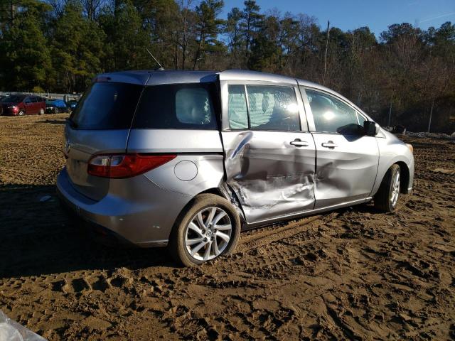 JM1CW2BL1C0119386 - 2012 MAZDA 5 SILVER photo 3