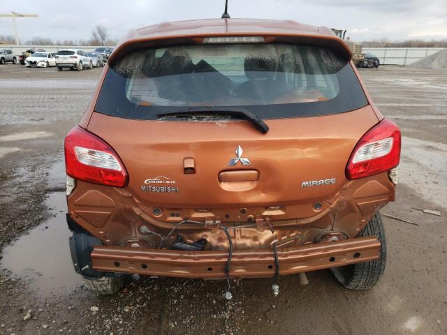 ML32A3HJ6JH009294 - 2018 MITSUBISHI MIRAGE ES ORANGE photo 6