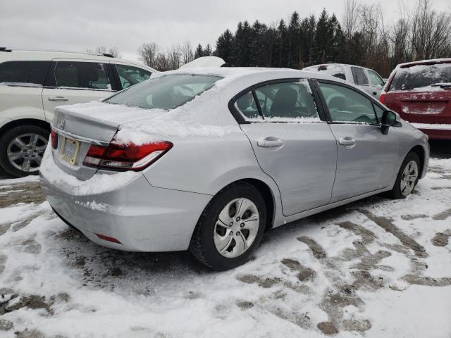 2HGFB2F50DH546903 - 2013 HONDA CIVIC LX SILVER photo 3