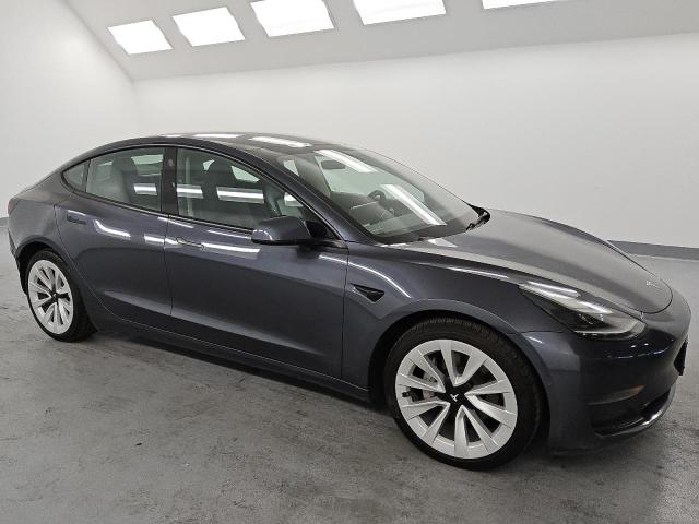 5YJ3E1EA8NF190550 - 2022 TESLA MODEL 3 BLUE photo 4