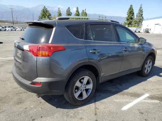 2T3WFREV9EW092925 - 2014 TOYOTA RAV4 XLE GRAY photo 3
