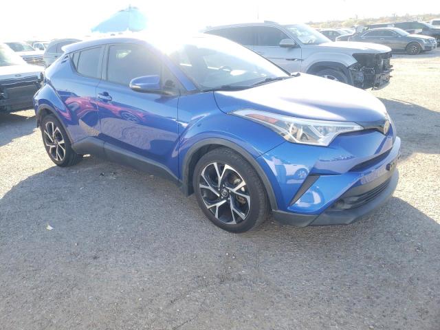 NMTKHMBX1JR004462 - 2018 TOYOTA C-HR XLE BLUE photo 4