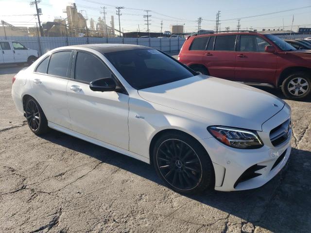 55SWF6EB7KU305052 - 2019 MERCEDES-BENZ C 43 AMG WHITE photo 4