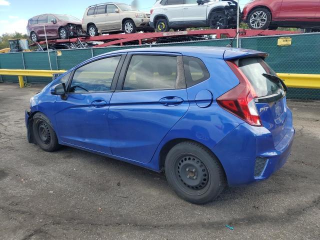 JHMGK5H58GX007428 - 2016 HONDA FIT LX BLUE photo 2
