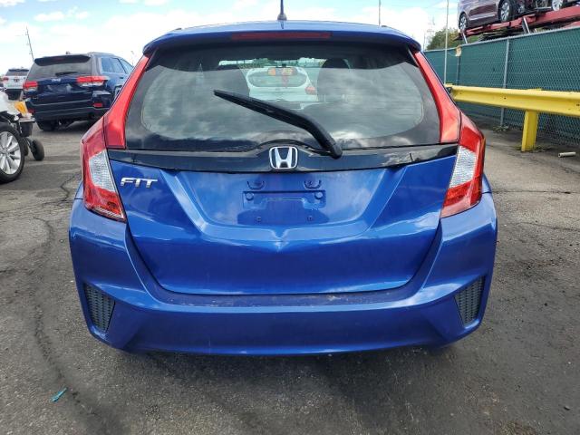 JHMGK5H58GX007428 - 2016 HONDA FIT LX BLUE photo 6