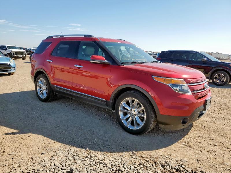 1FMHK7F84CGA31620 - 2012 FORD EXPLORER LIMITED წითელი ფოტო 4
