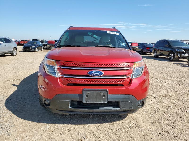 1FMHK7F84CGA31620 - 2012 FORD EXPLORER LIMITED წითელი ფოტო 5