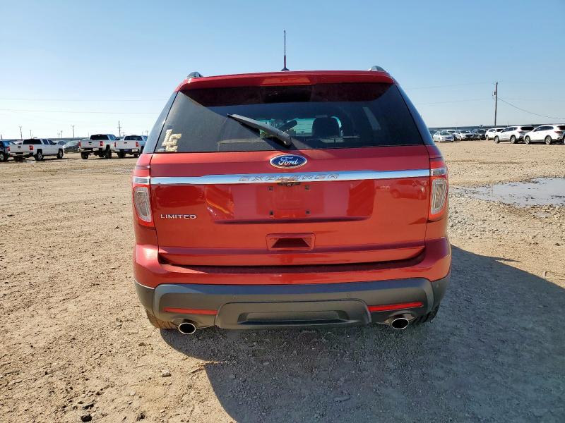 1FMHK7F84CGA31620 - 2012 FORD EXPLORER LIMITED წითელი ფოტო 6