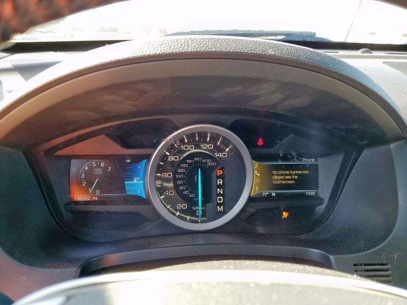 1FMHK7F84CGA31620 - 2012 FORD EXPLORER LIMITED წითელი ფოტო 9