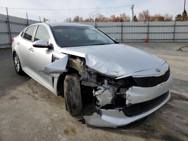 5XXGT4L32GG005146 - 2016 KIA OPTIMA LX SILVER photo 4