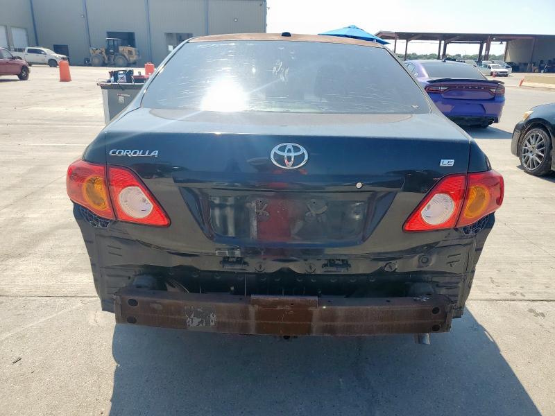 1NXBU4EE7AZ273533 - 2010 TOYOTA COROLLA BASE BLACK photo 6