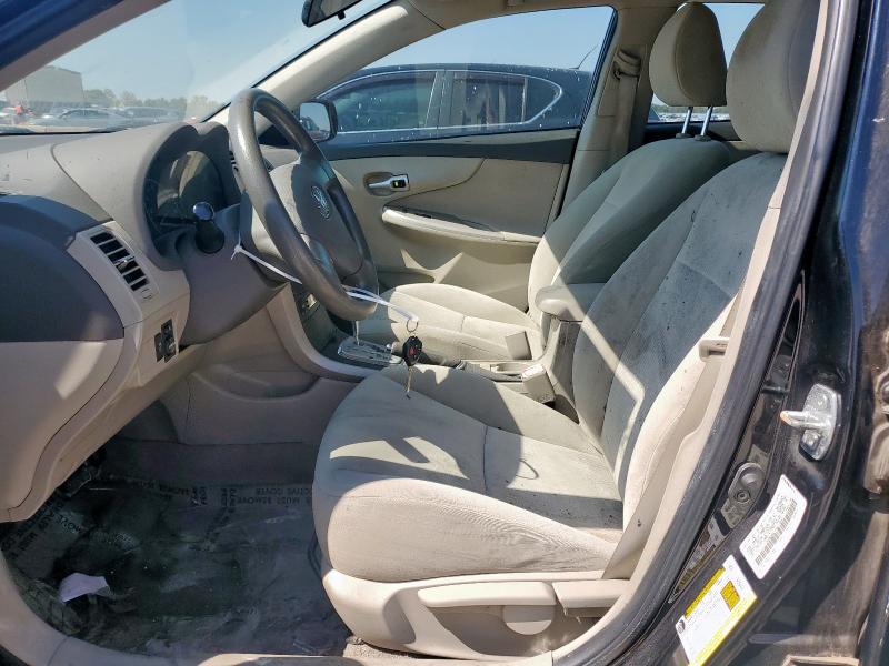 1NXBU4EE7AZ273533 - 2010 TOYOTA COROLLA BASE BLACK photo 7