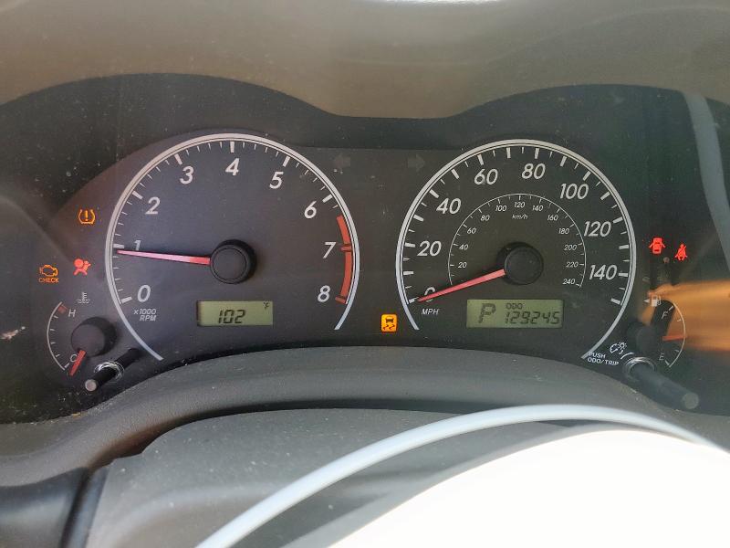 1NXBU4EE7AZ273533 - 2010 TOYOTA COROLLA BASE BLACK photo 9