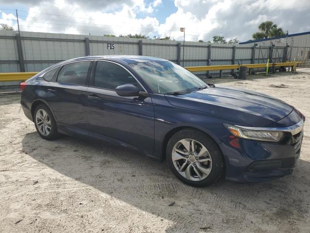 1HGCV1F1XJA059204 - 2018 HONDA ACCORD LX Синий фото 4