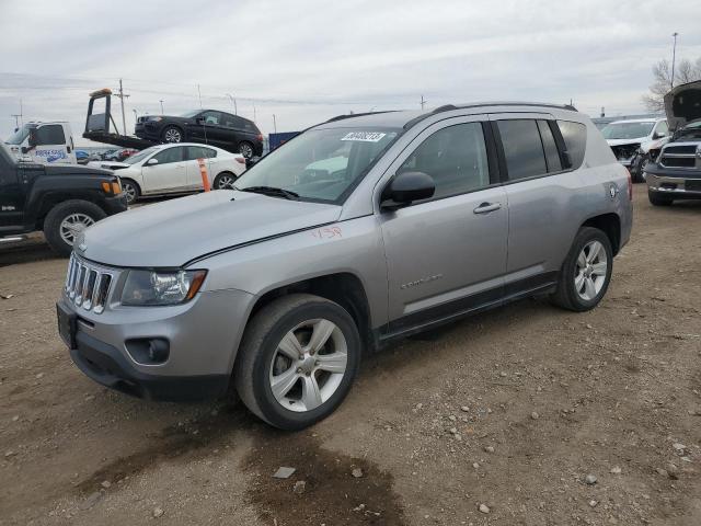 1C4NJCBA3HD123693 - 2017 JEEP COMPASS SPORT SILVER photo 1