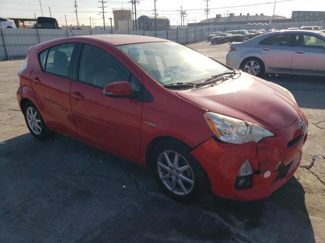 JTDKDTB31C1021587 - 2012 TOYOTA PRIUS C RED photo 4