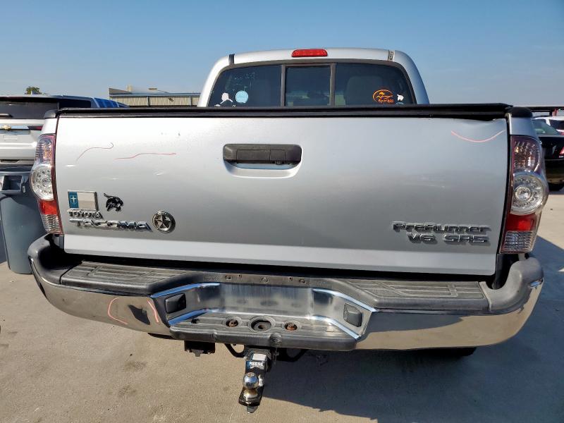 5TFJU4GN3DX045240 - 2013 TOYOTA TACOMA DOUBLE CAB PRERUNNER SILVER photo 6