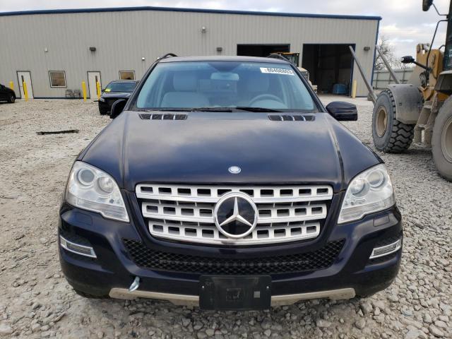 4JGBB2FB9BA698995 - 2011 MERCEDES-BENZ ML 350 BLUETEC BLUE photo 5