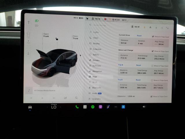 7SAYGDEE4TF416085 - 2026 TESLA MODEL Y ნაცრისფერი ფოტო 9