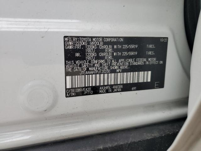 JTEAAAAH7PJ120230 - 2023 TOYOTA VENZA LE Biały zdjęcie 13