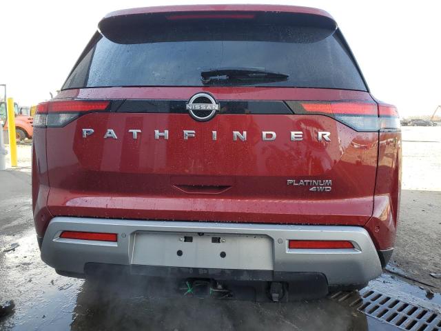 5N1DR3DK0NC249128 - 2022 NISSAN PATHFINDER PLATINUM RED photo 6