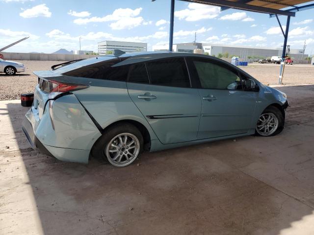 JTDKARFU8H3045802 - 2017 TOYOTA PRIUS ლურჯი ფოტო 3