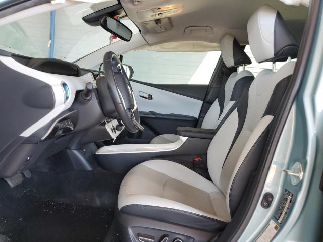 JTDKARFU8H3045802 - 2017 TOYOTA PRIUS ლურჯი ფოტო 7