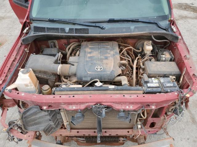 5TFRY5F18LX268450 - 2020 TOYOTA TUNDRA DOUBLE CAB SR/SR5 RED photo 11