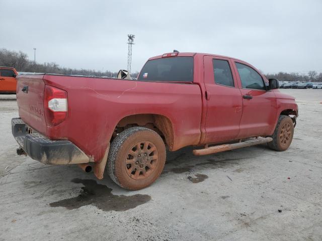5TFRY5F18LX268450 - 2020 TOYOTA TUNDRA DOUBLE CAB SR/SR5 RED photo 3