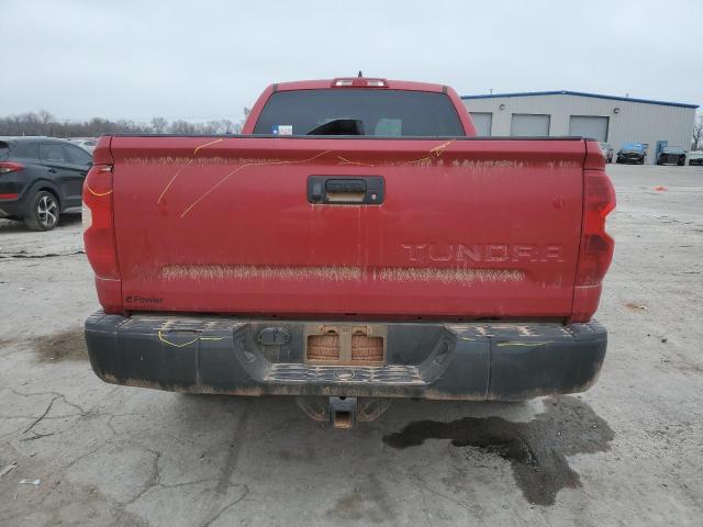 5TFRY5F18LX268450 - 2020 TOYOTA TUNDRA DOUBLE CAB SR/SR5 RED photo 6