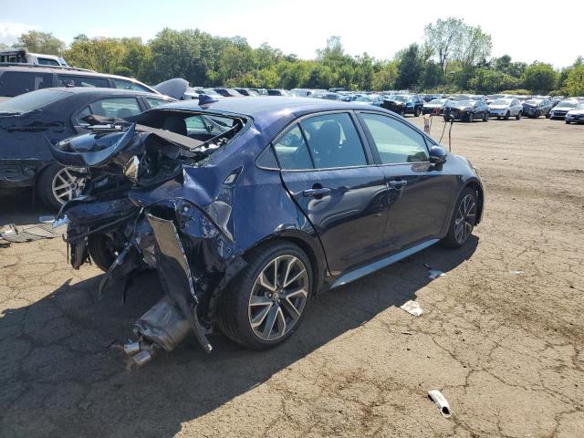 5YFP4MCE7NP112227 - 2022 TOYOTA COROLLA SE BLUE photo 3